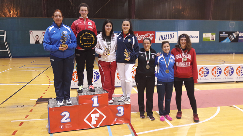 Yago Navarro y Maria Boulandier campeones en el II Torneo Donostia de espada absoluta